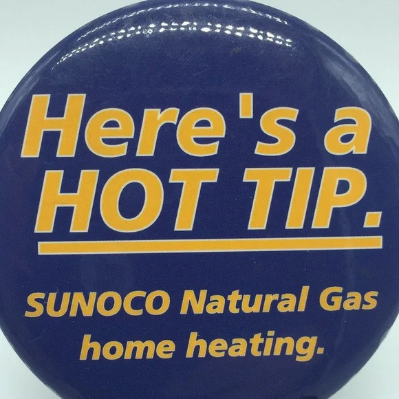 Sunoco Natural Gas Advertising Pinback Button - Picture 3 of 4